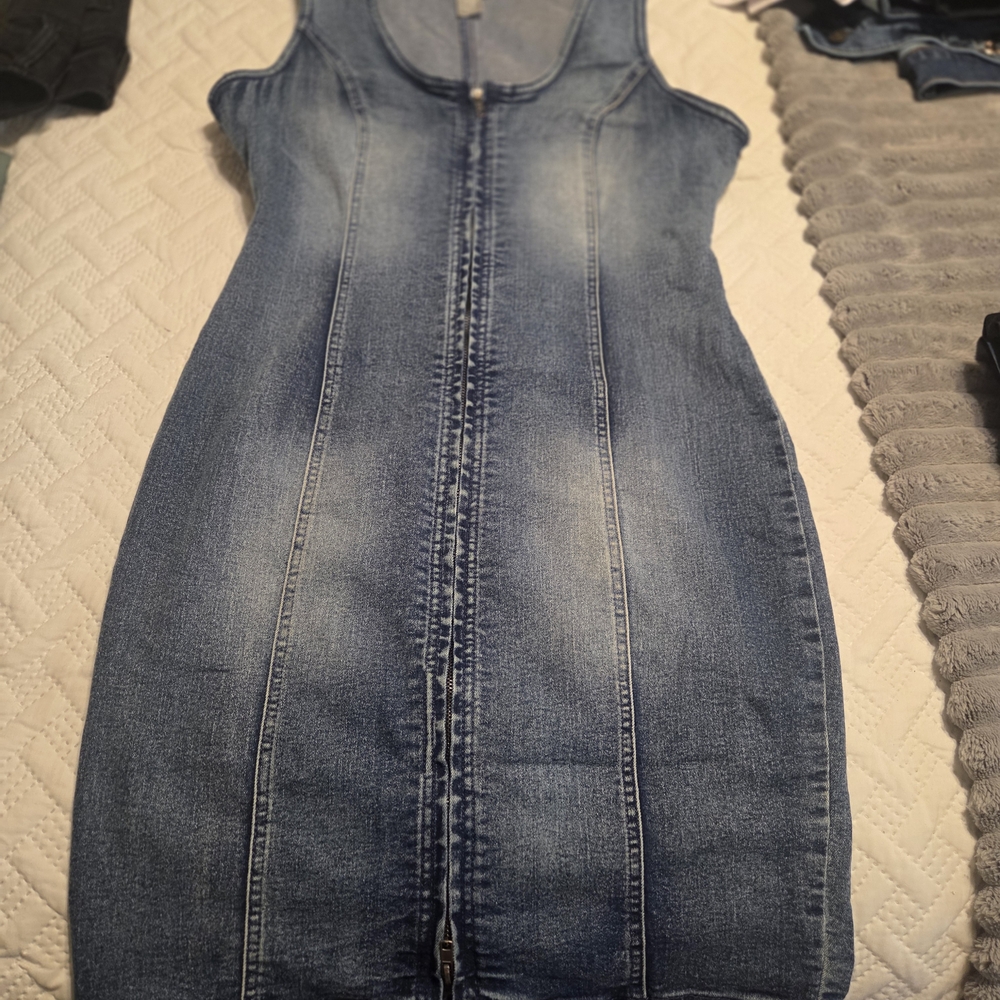 Denim Sleeveless Dress